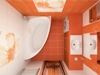 Дизайнерская идея ванной комнаты.